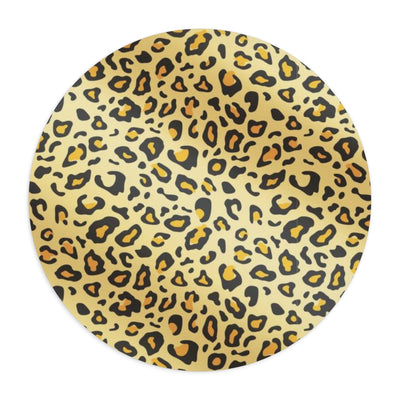 Cheetah print mouse pad