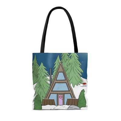 winter tote bags, hygge tote bags
