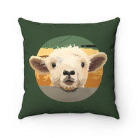 Lamb throw pillow