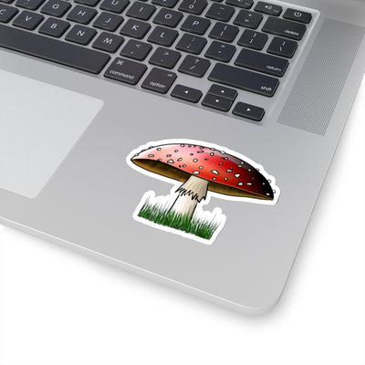 Cheerful Toadstool Sticker