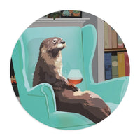 Otter Mouse Pad: Snifter (two shapes)