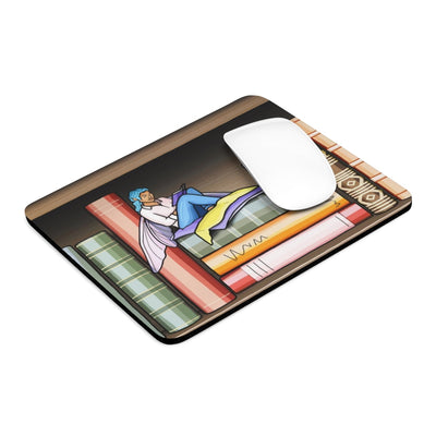 Bookworm Fairy Mouse Pad (two shapes)