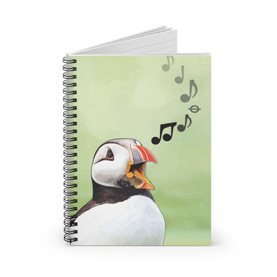 Puffin notebook. Gift for bird lover