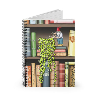 gnome notebook, gnome notebooks, gifts for book lovers, gnome spiral notebook, gnome note book