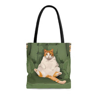 funny cat tote bag for cat lover