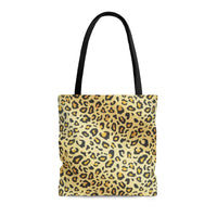 Cheetah print tote bag
