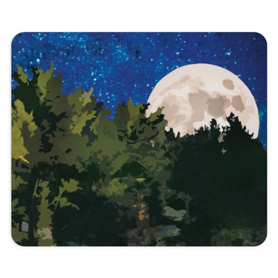 Moon Through the Trees Mouse Pad (two shapes)