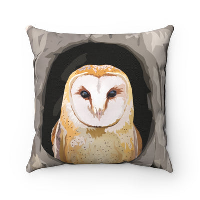 gifts for bird lovers, owl throw pillow, bird home decor