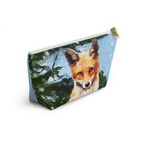 Fox Stand-Up Zip Pouch