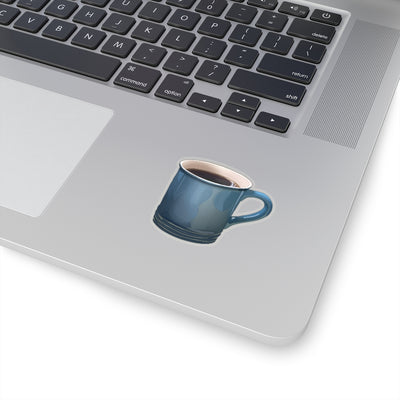 Biblio: Coffee Mug Sticker