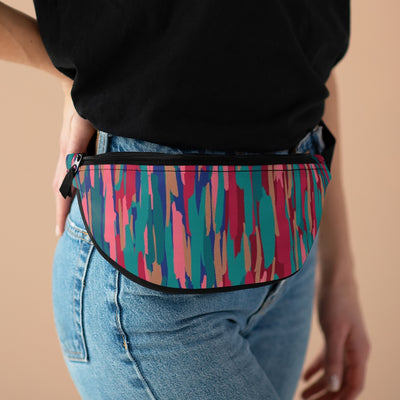 Colorful fanny pack, slim fanny pack, flat fanny pack