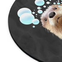 Otter Mouse Pad: Bubble Pipe (two shapes)