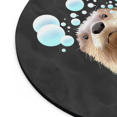 Otter Mouse Pad: Bubble Pipe (two shapes)