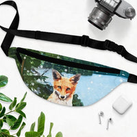 Fox Fanny Pack, Fanny pack with fox design.