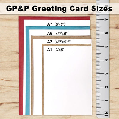 Lux: Black Space Minimalist Greeting Card
