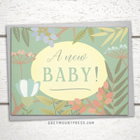 New baby cards, Baby Shower Cards for new baby, Congratulations Cards for Baby, Birth of Baby Cards