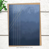 Abstract greeting cards for minimalists, Moods in Blue Gray Design, blue greeting cards, abstract birthday cards