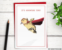 funny cards for friends, funny retirement cards, Duck card for retirement and encouragement