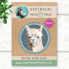 Round Alpaca Refrigerator Magnets. Alpaca fridge magnet.