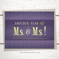 lgbtq anniversary cards, lgbtq anniversary card, anniversary card for lesbians, anniversary card for gay couple
