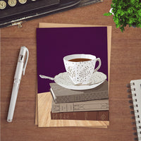 Teacup greeting card for friend