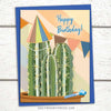 happy birthday cards, cactus birthday cards, Cactus card, Cactus birthday card for plant lovers, Cactus happy birthday card for friends