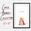 Super animals in capes artwork