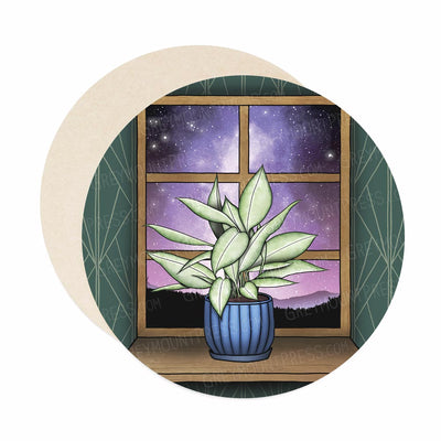 Houseplant coasters. Houseplant coaster set. unique housewarming gift