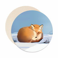 Fox coasters. Fox bar coasters.