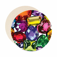 jewels coaster set. Gemstone coasters