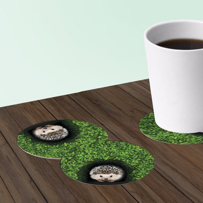 Hedgehog coasters hedgie coaster