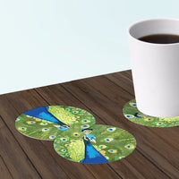 peacock coasters