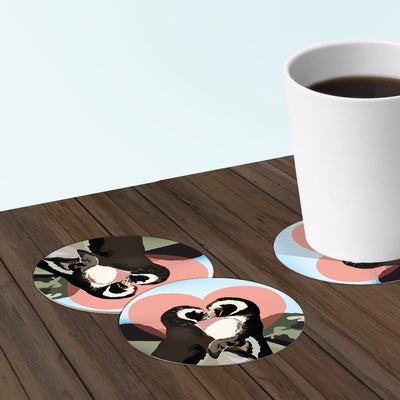 penguin coasters bar coasters