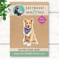 Dog: Gibson Sticker