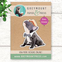 Frenchie bulldog vinyl sticker