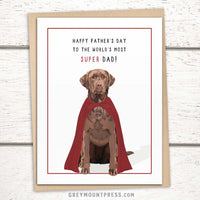 Father's Day Card with Dog