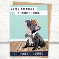 happy birthday cards, french bulldog birthday card, frenchie birthday card, french bulldog cards, funny dog birthday cards, dog birthday card, funny dog birthday card, Funny birthday cards for friends, happy birthday card