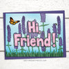 just because cards for friends, Hi Friend card, Greeting card for friends with flowers