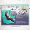 otter christmas cards, otter holiday cards, funny christmas cards, funny holiday cards, otter card