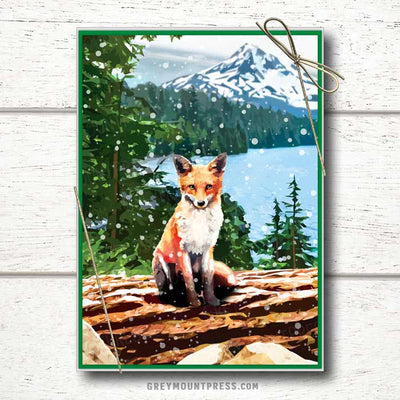 Holiday: 15-Pack First Snow Fox Card