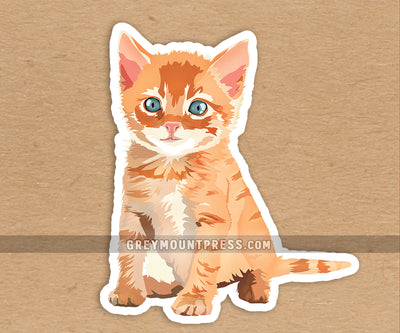 Cat: Ginger Cat Sticker