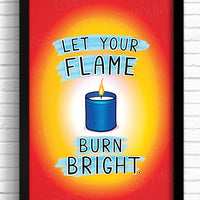 Let Your Light Shine Art Print
