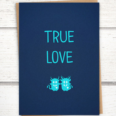 Monster anniversary card, lgbtq anniversary cards, funny anniversary cards
