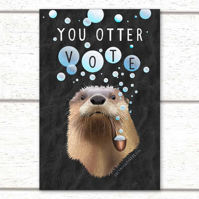 You Otter Vote Postcard to Encourage Voting Registration