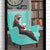 Otter with Snifter Art Print