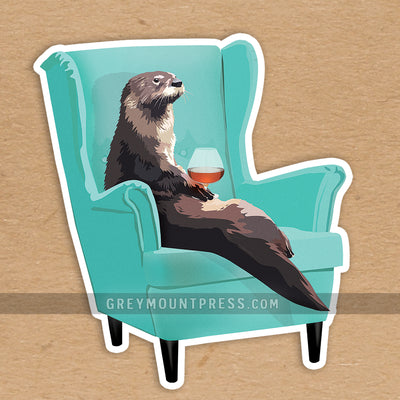 Otter Sticker: Otter laptop sticker