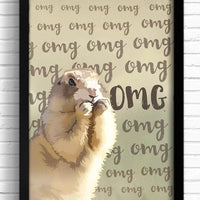 Prairie Dog Wall Art Print
