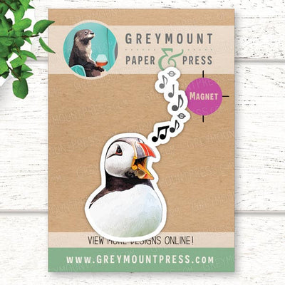 Puffin fridge magnet. Puffin magnet. Puffin gifts.