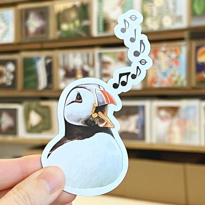 Puffin fridge magnet. Puffin magnet for refrigerator.