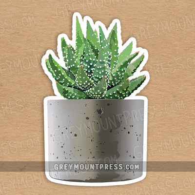 Succulent Vinyl Sticker